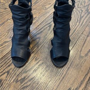 Jimmy Choo Black Leather Women's Shoes